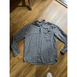 Vans Shirt Men's XLarge Button Up Casual Gray‎